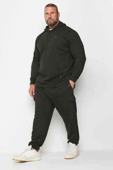 BadRhino Cotton Essential Black Hoodie