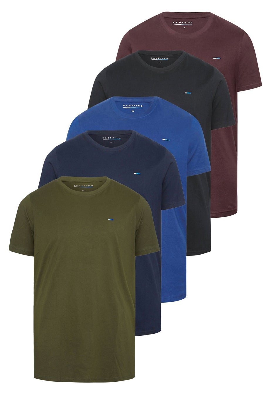 BadRhino 5 Pack Black & Blue Core T-Shirts