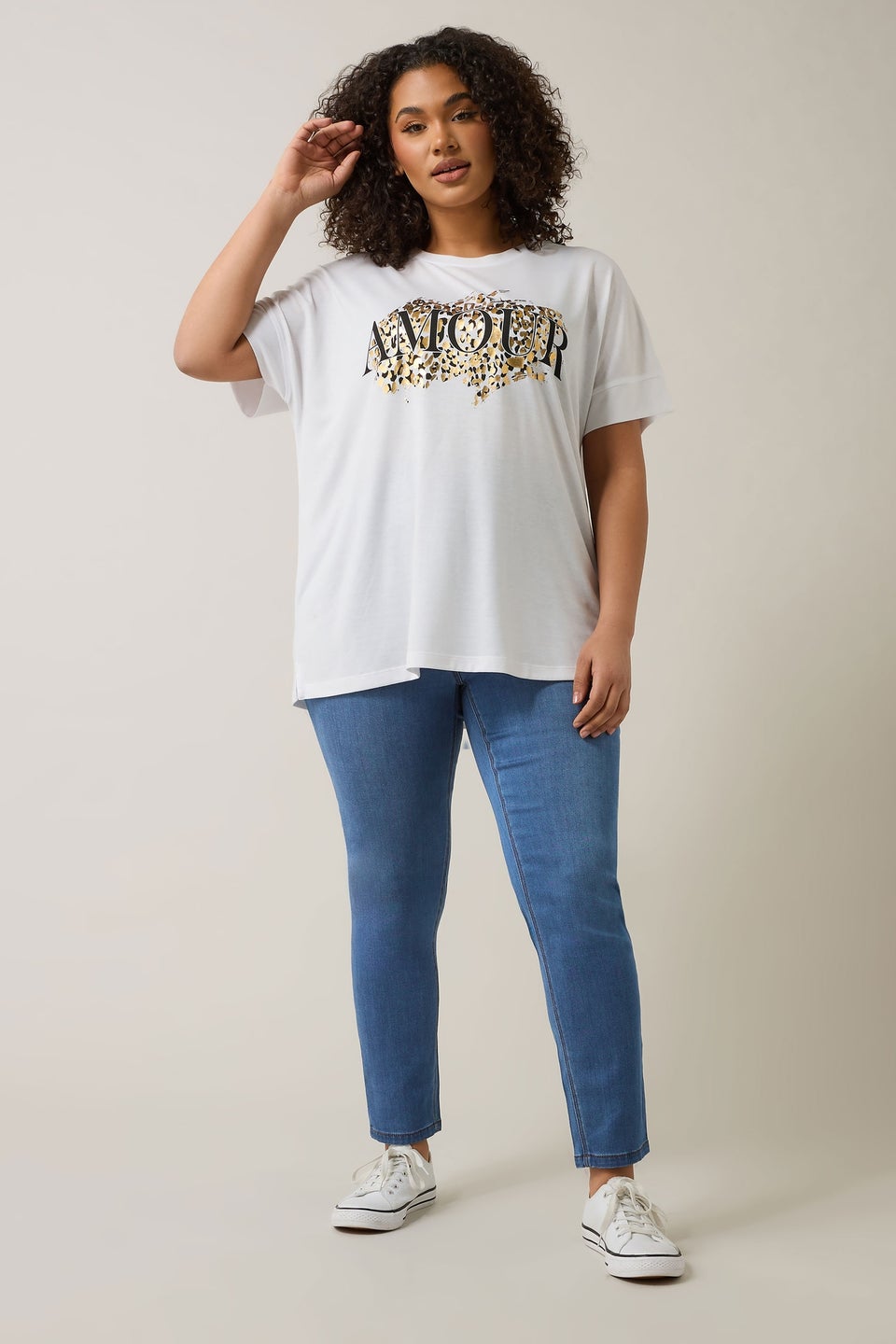 Evans Curve Mid Blue Skinny Jeggings