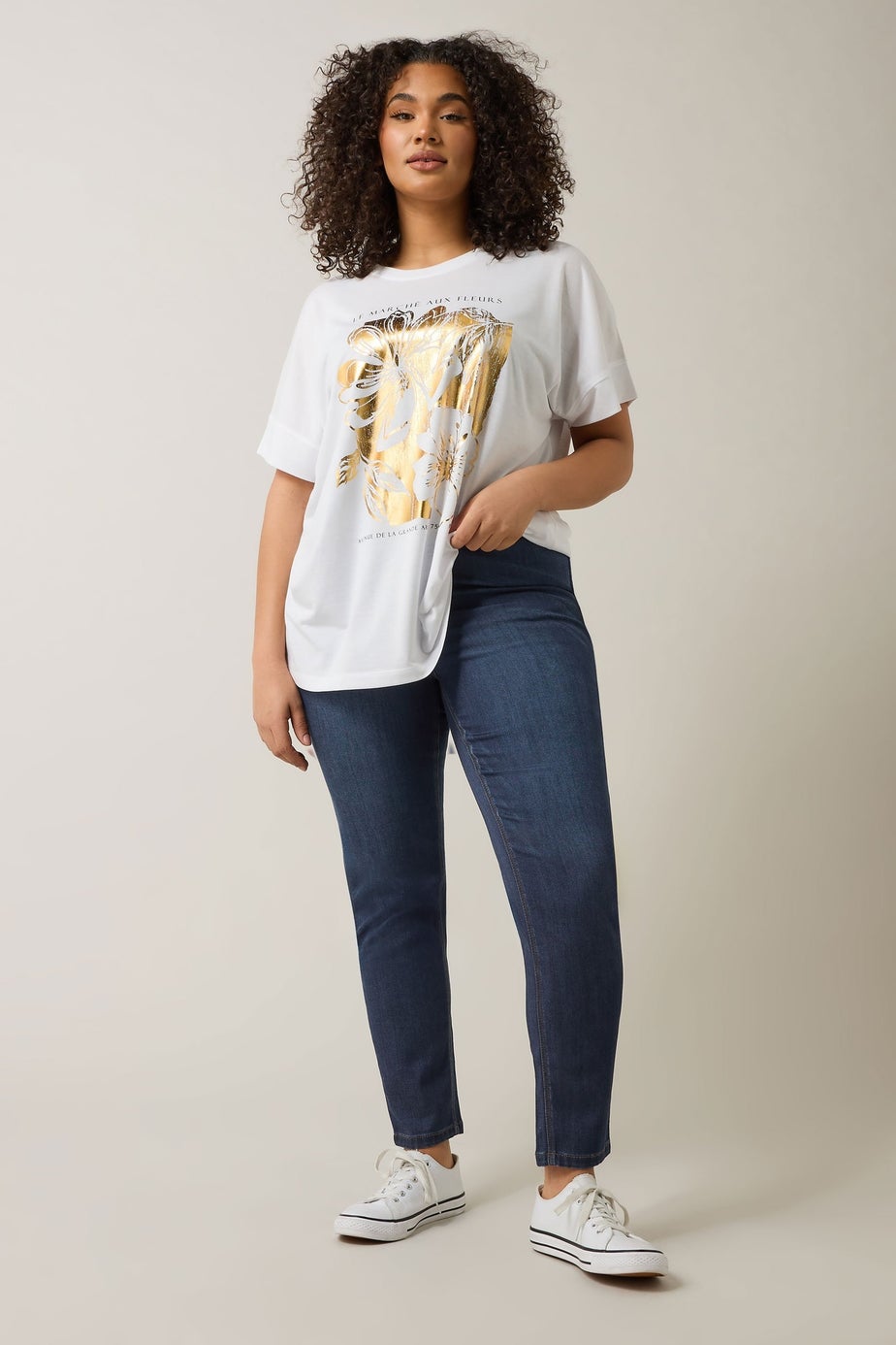 Evans Curve Indigo Blue Skinny Jeggings