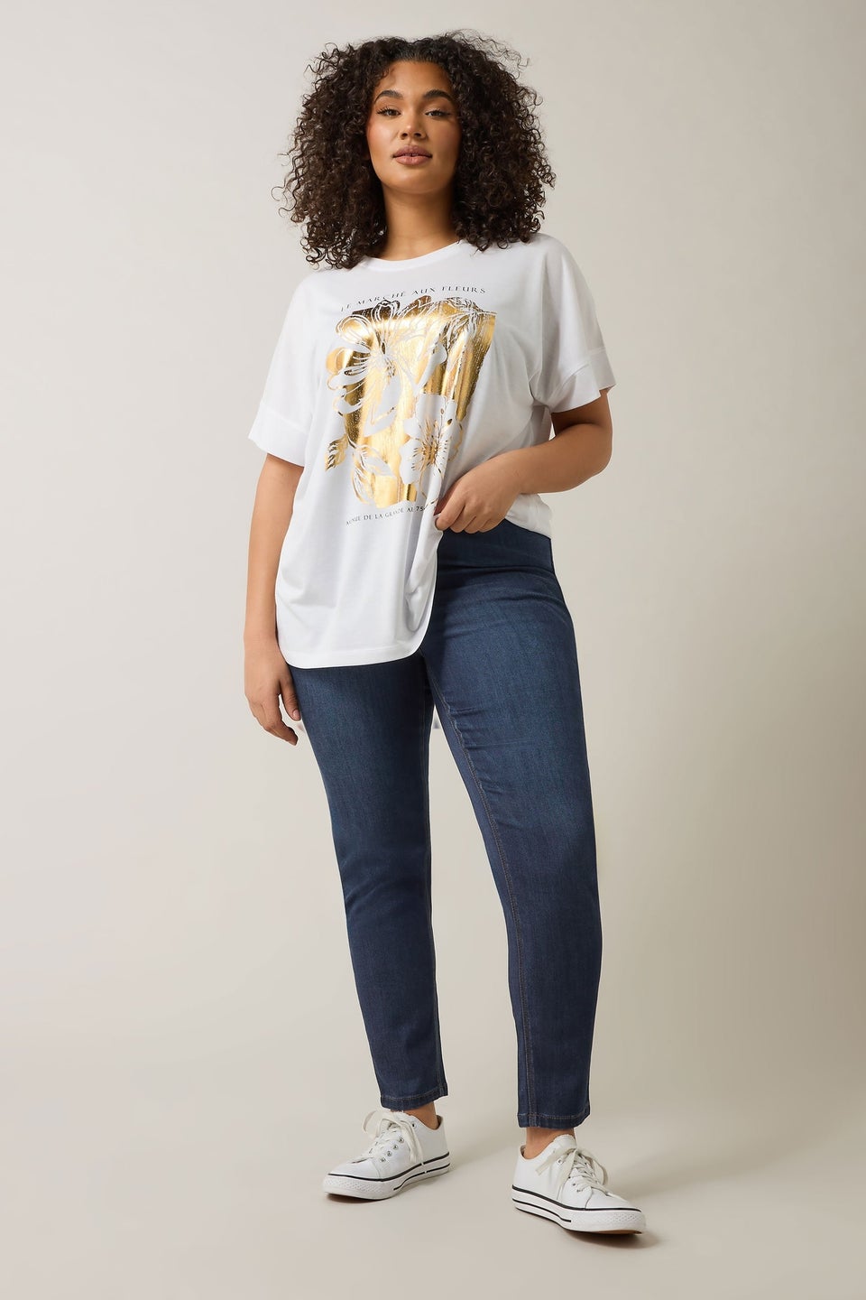 Evans Curve Indigo Blue Skinny Jeggings