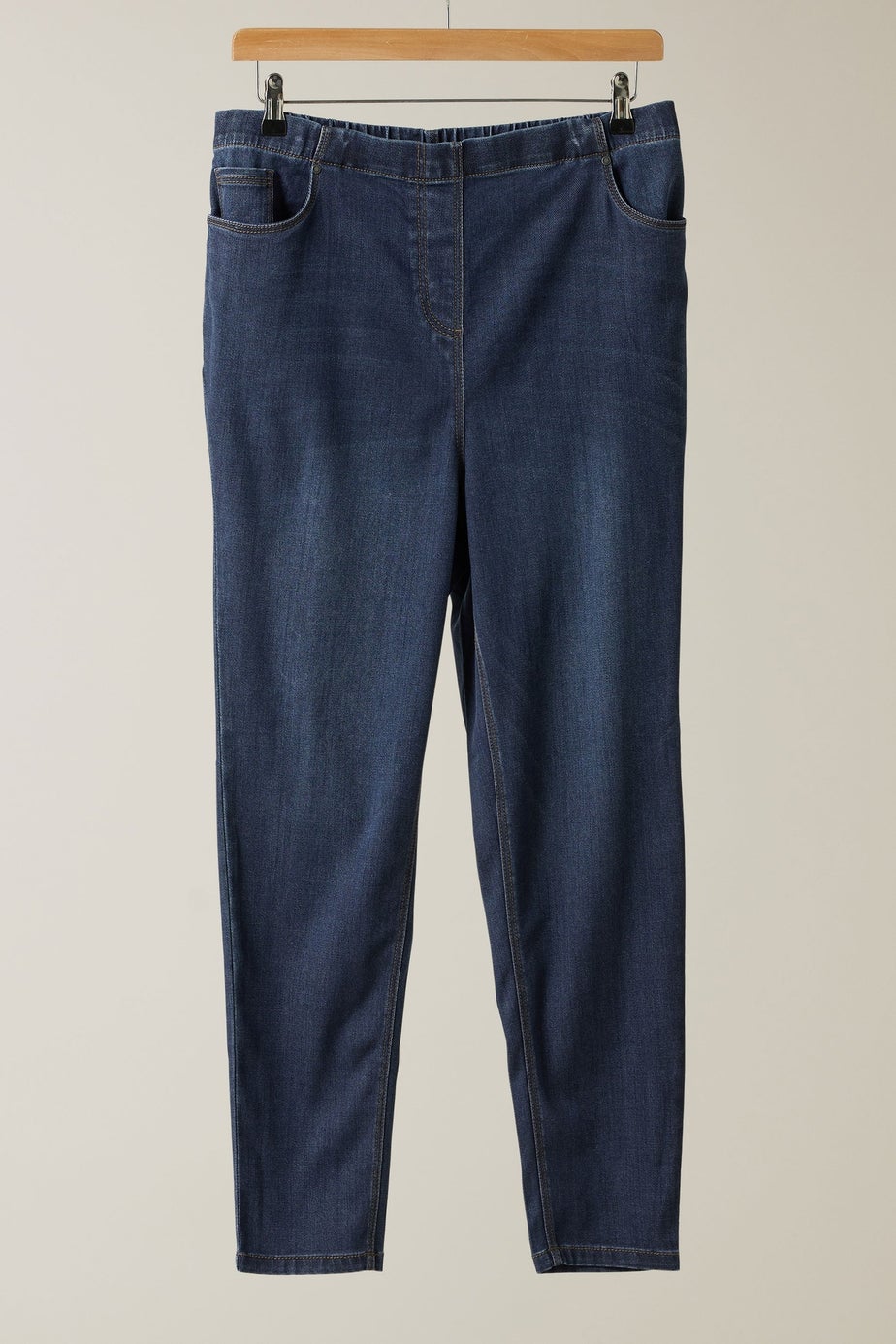 Evans Curve Indigo Blue Skinny Jeggings