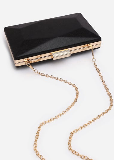 Where's That From Black Oceane Embellished Evening Clutch