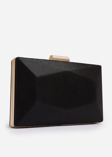 Where's That From Black Oceane Embellished Evening Clutch