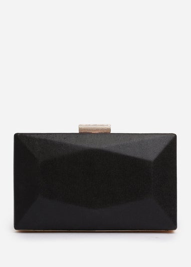 Where's That From Black Oceane Embellished Evening Clutch