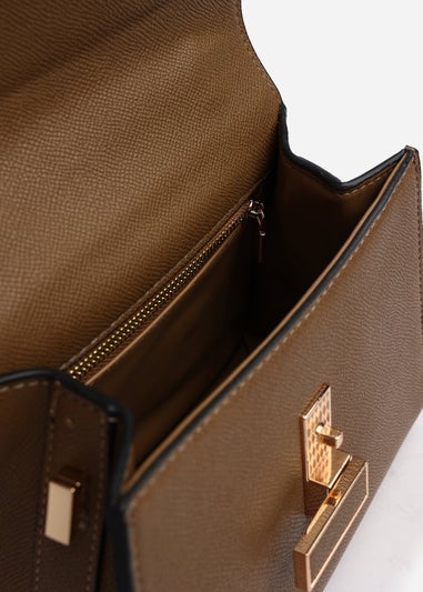 Where's That From Brown Mareas Top Handle Shoulder Bag