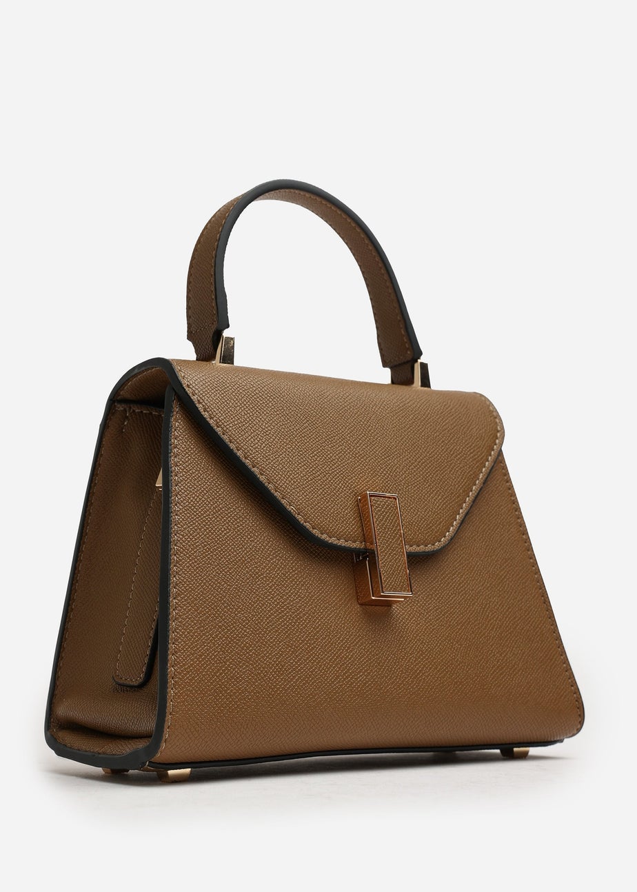 Where's That From Brown Mareas Top Handle Shoulder Bag