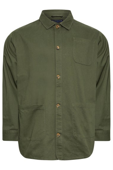BadRhino Khaki Green Overshirt