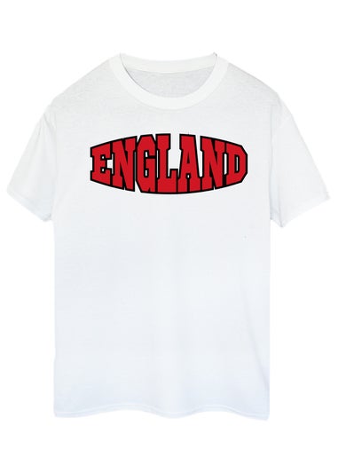 Brands In England Tapered White Graphic T-Shirt