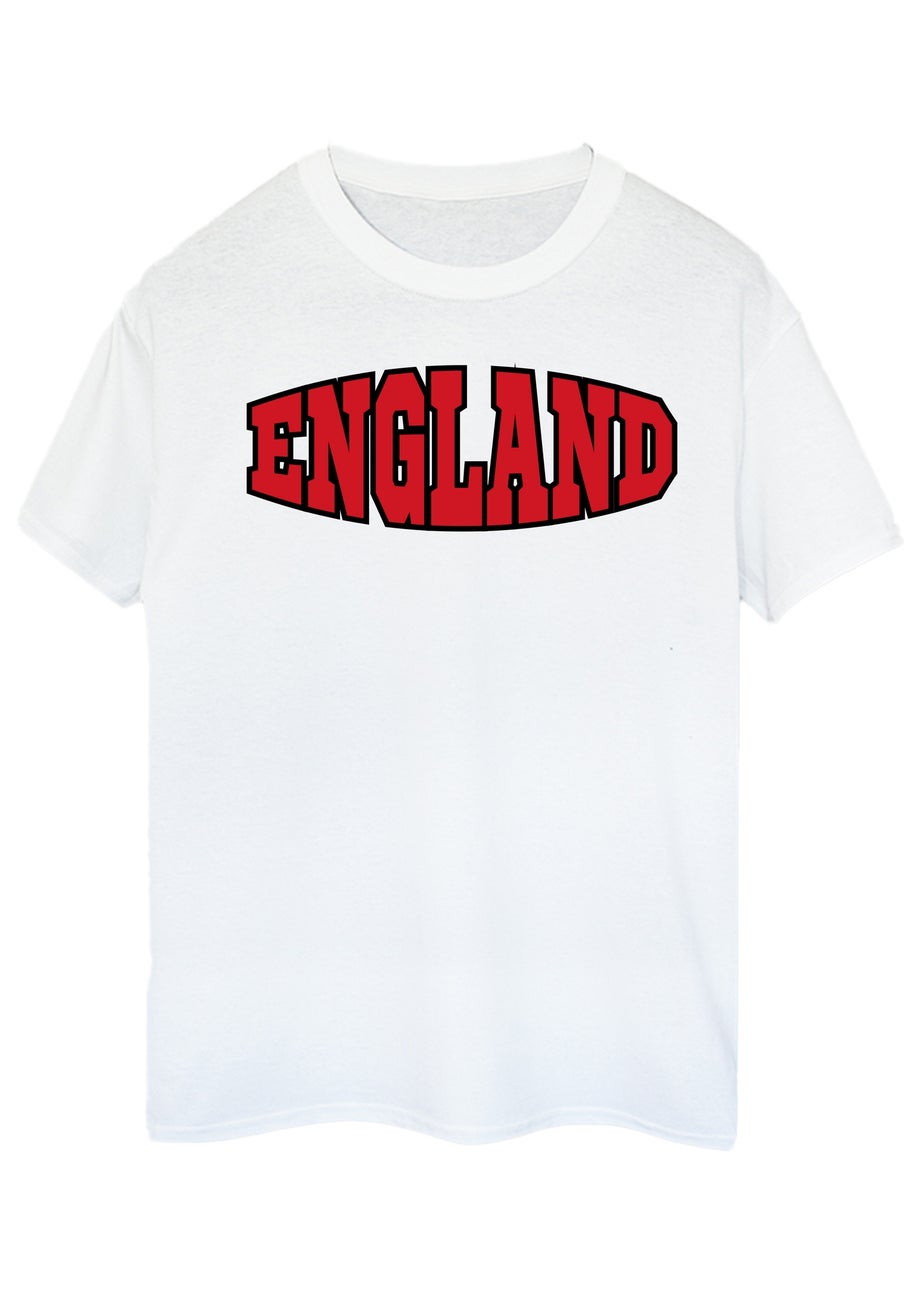 Brands In England Tapered White Graphic T-Shirt