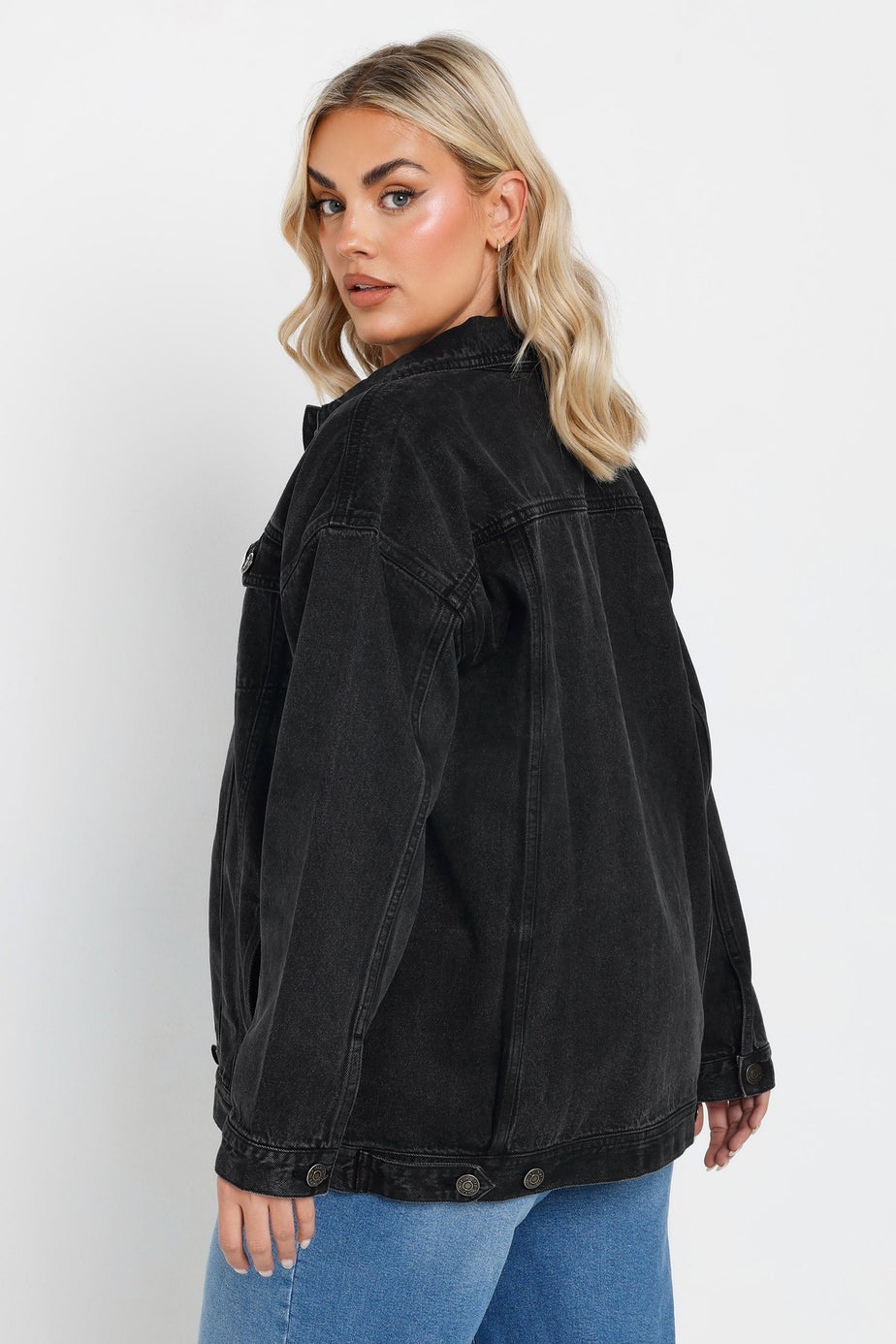 YOURS Curve Black Oversized Jacket