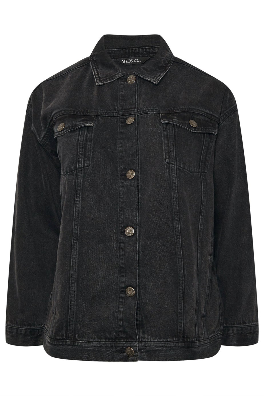 YOURS Curve Black Oversized Jacket