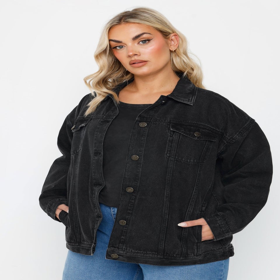 YOURS Curve Black Oversized Jacket