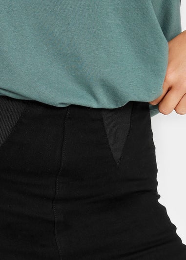 Yours Curve Bestseller Black Elasticated Insert Shaper Stretch Jeggings