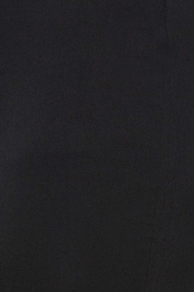 Yours Curve Black Flare Bengaline Trousers