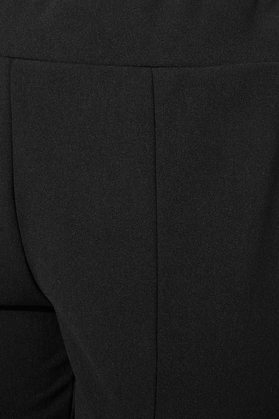 Yours Curve Black Stretch Tapered Trousers