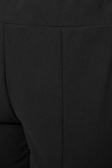 Yours Curve Black Stretch Tapered Trousers