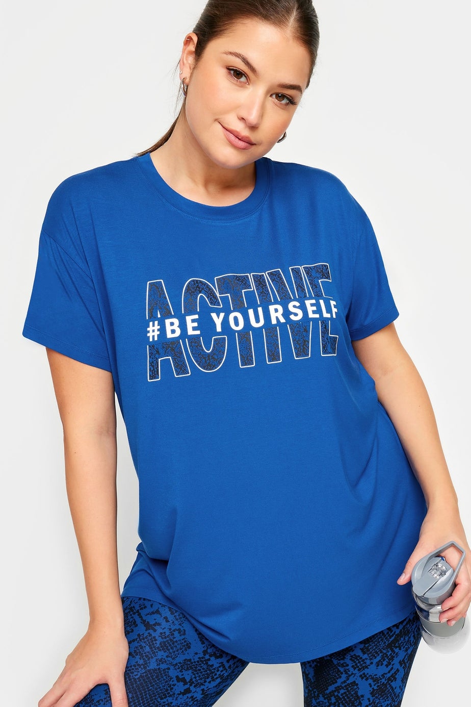Yours Active Curve Blue Be Yourself Top