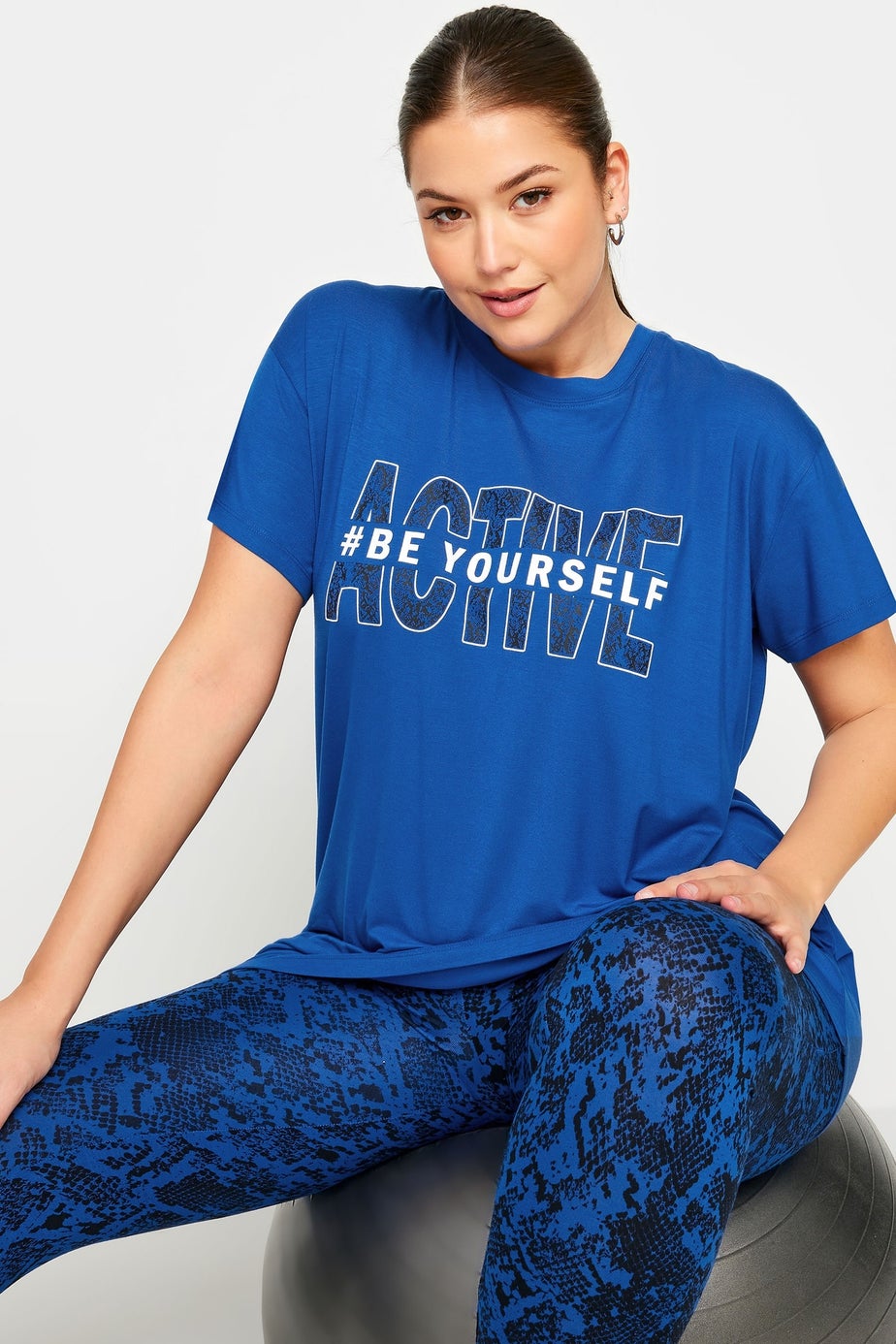 Yours Active Curve Blue Be Yourself Top