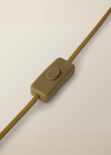 ValueLights Gloria Gold Double Stem Table Lamp with Rectangular Lampshade