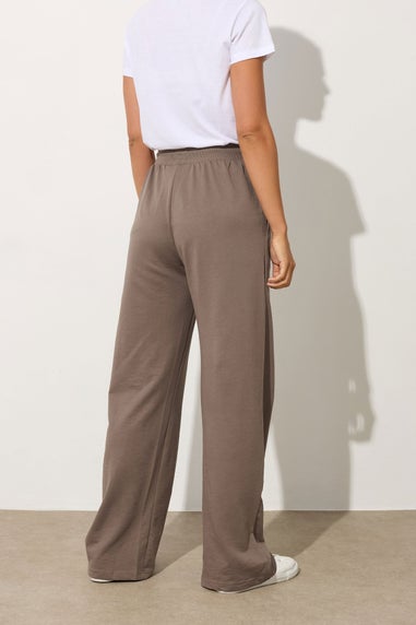 Long Tall Sally Beige Brown Wide Leg Joggers