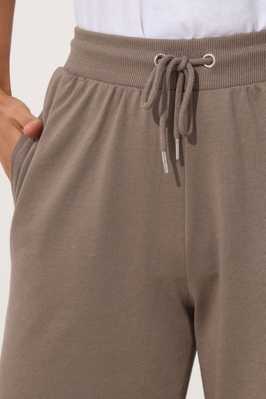 Long Tall Sally Beige Brown Wide Leg Joggers