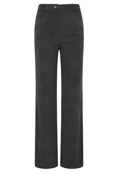 Long Tall Sally Premium Charcoal Grey Cord Wide Leg Jeans