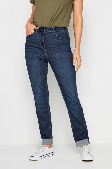 Long Tall Sally Blue Mid Wash Cigarette Jeans