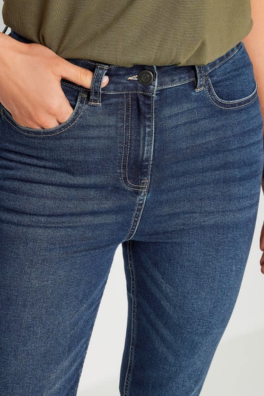 Long Tall Sally Blue Mid Wash Cigarette Jeans