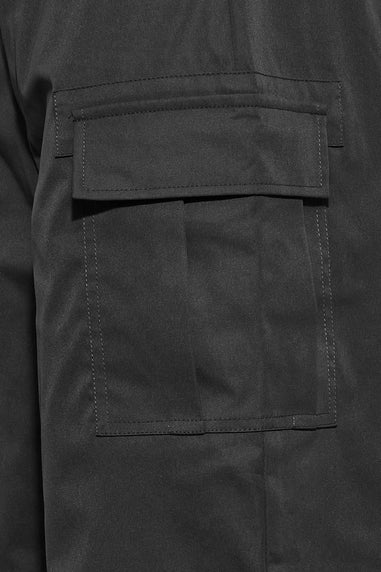 Long Tall Sally Black Belted Wide Leg Cargo Trousers