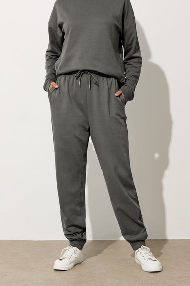 Long Tall Sally Charcoal Grey Cuffed Joggers