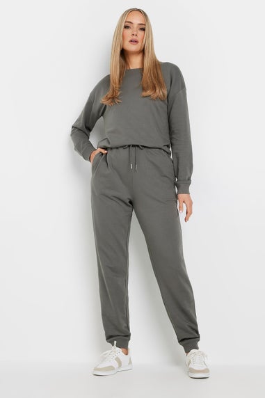 Long Tall Sally Charcoal Grey Cuffed Joggers