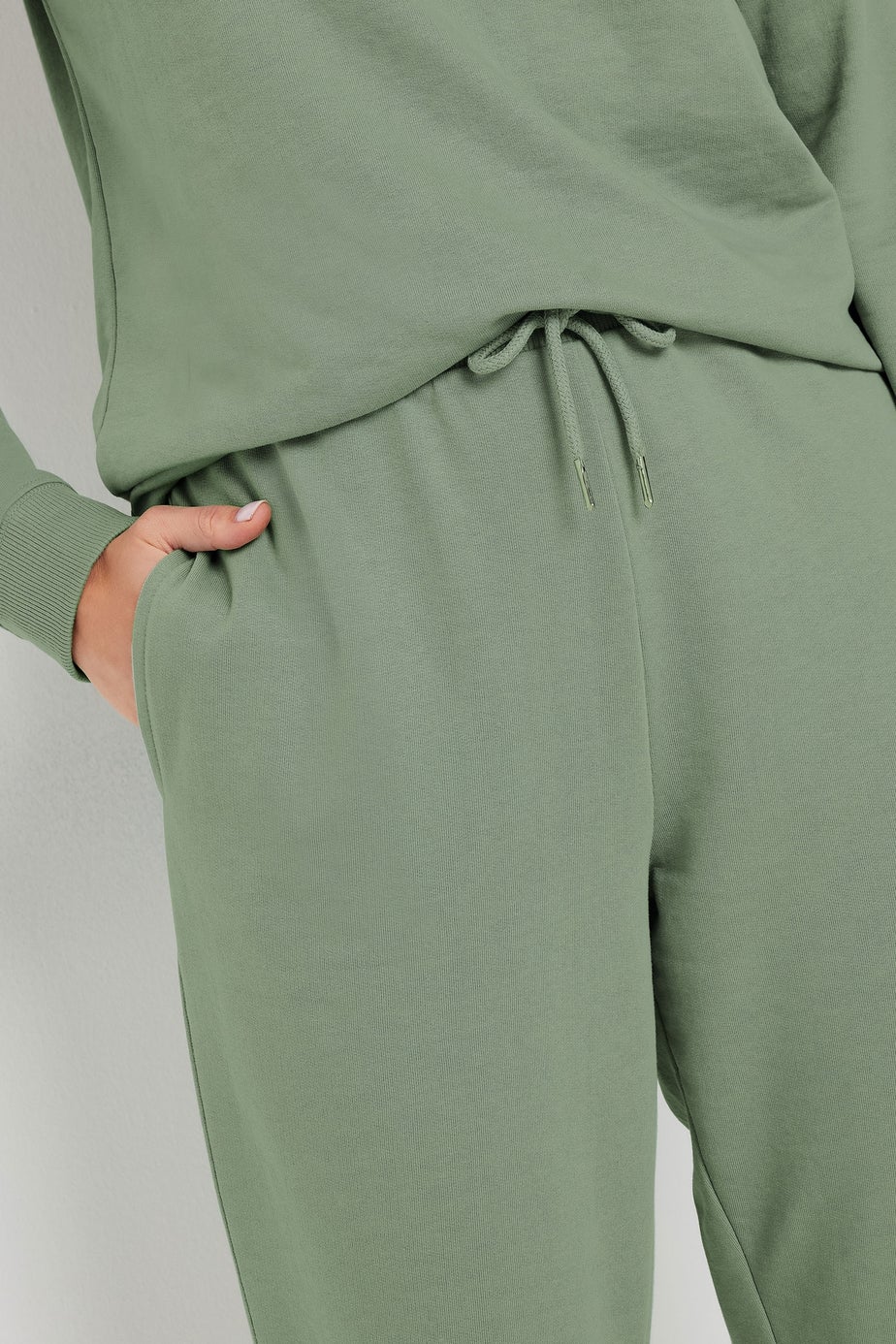 Long Tall Sally Sage Green Cuffed Joggers