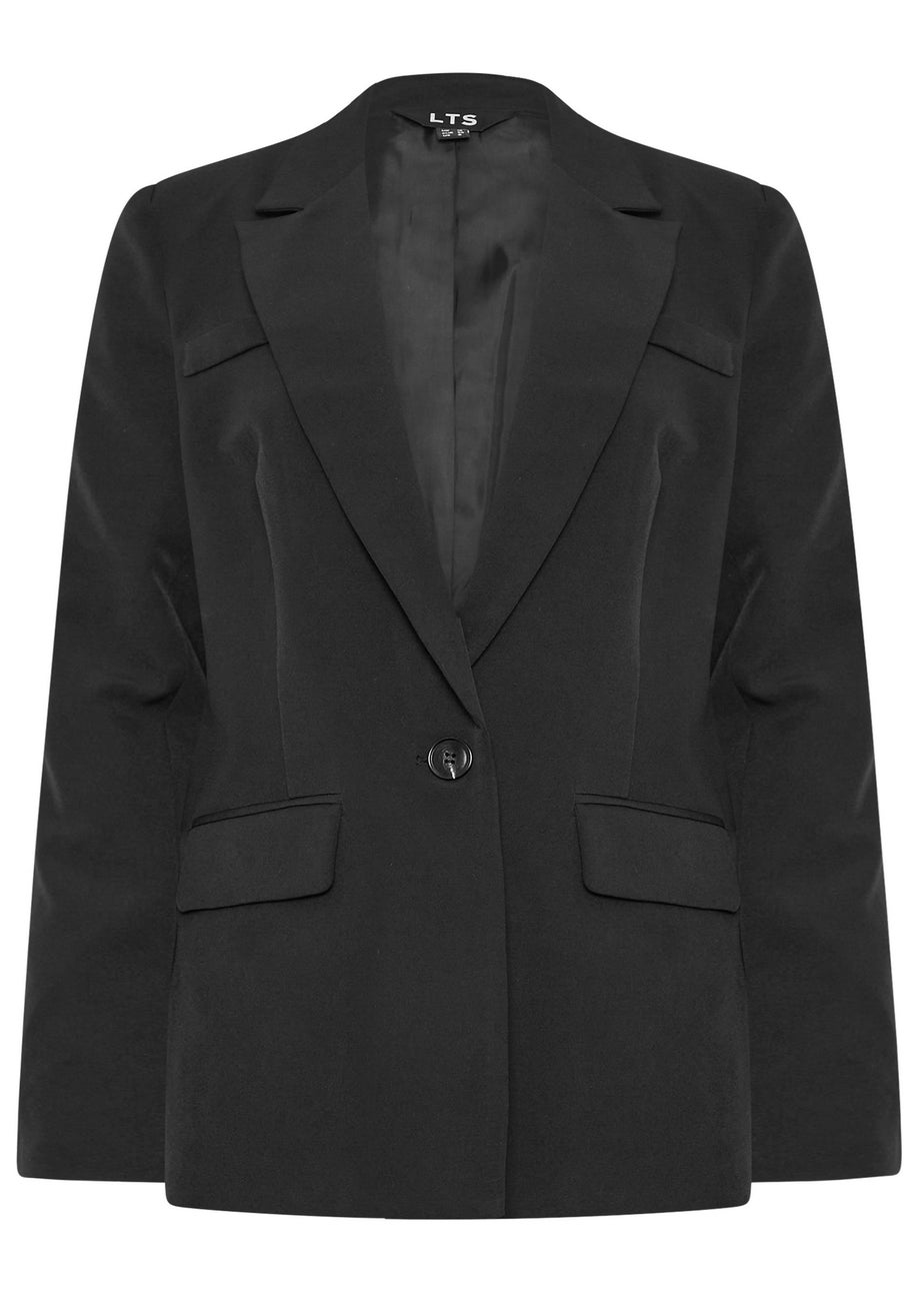 Long Tall Sally Black Single Breasted Blazer