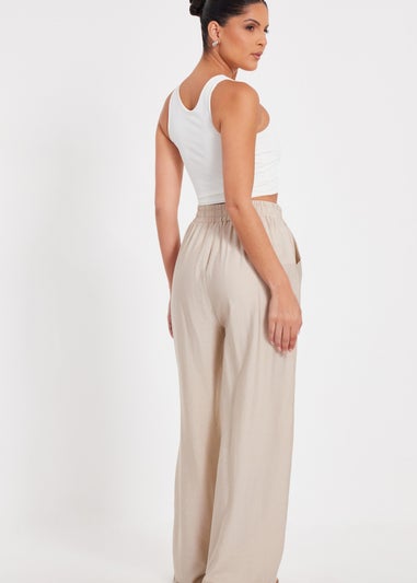 Quiz Stone Diamante Palazzo Trousers
