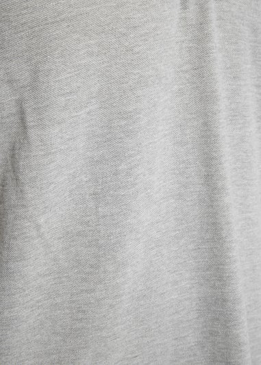 BadRhino Grey Marl Tipped Core Polo Shirt