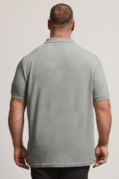 BadRhino Grey Marl Core Polo Shirt