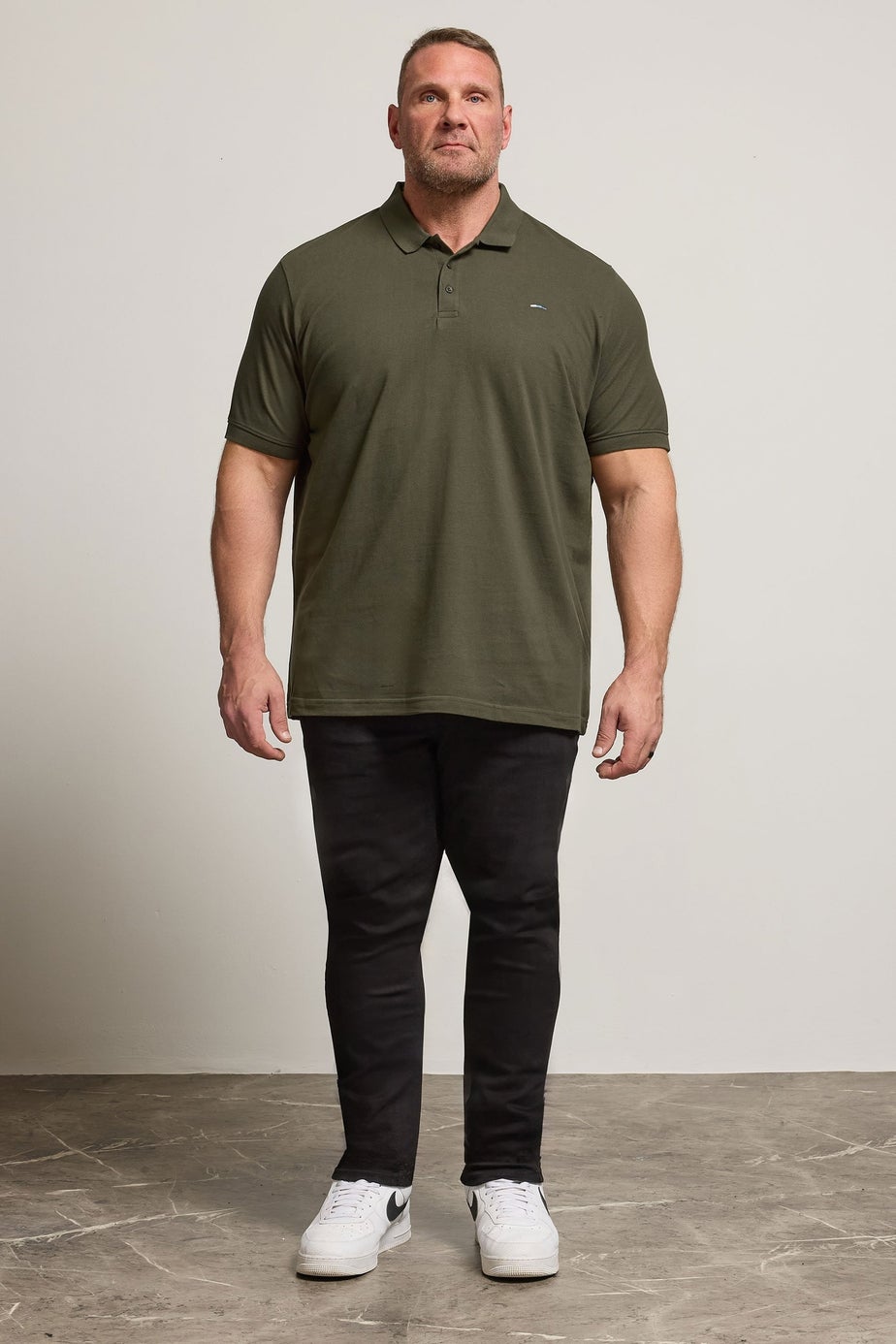 BadRhino Khaki Green Core Polo Shirt