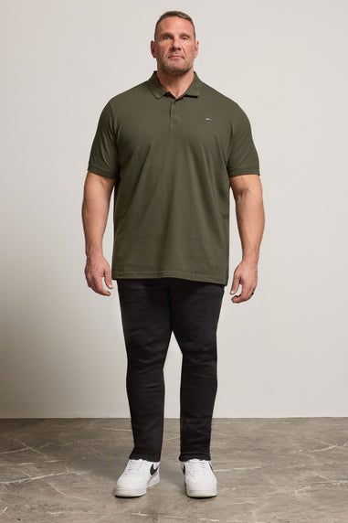BadRhino Khaki Green Core Polo Shirt