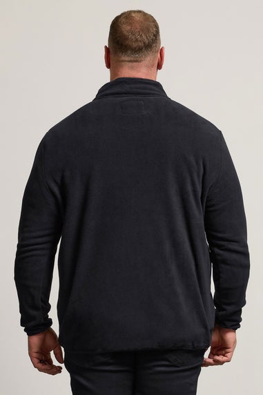 BadRhino Black Essential Zip Through Fleece