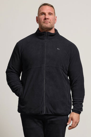 BadRhino Black Essential Zip Through Fleece