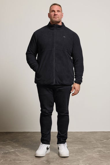 BadRhino Black Essential Zip Through Fleece
