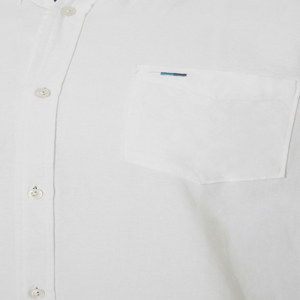 BadRhino White Long Sleeve Oxford Shirt