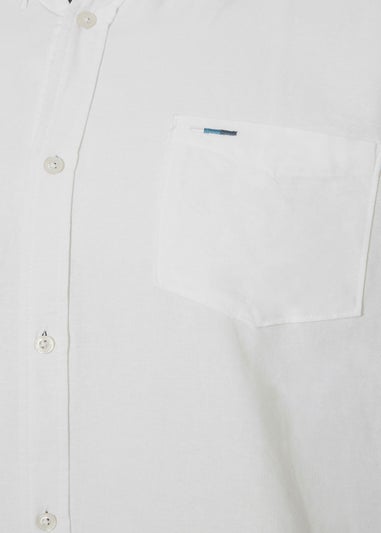 BadRhino White Long Sleeve Oxford Shirt