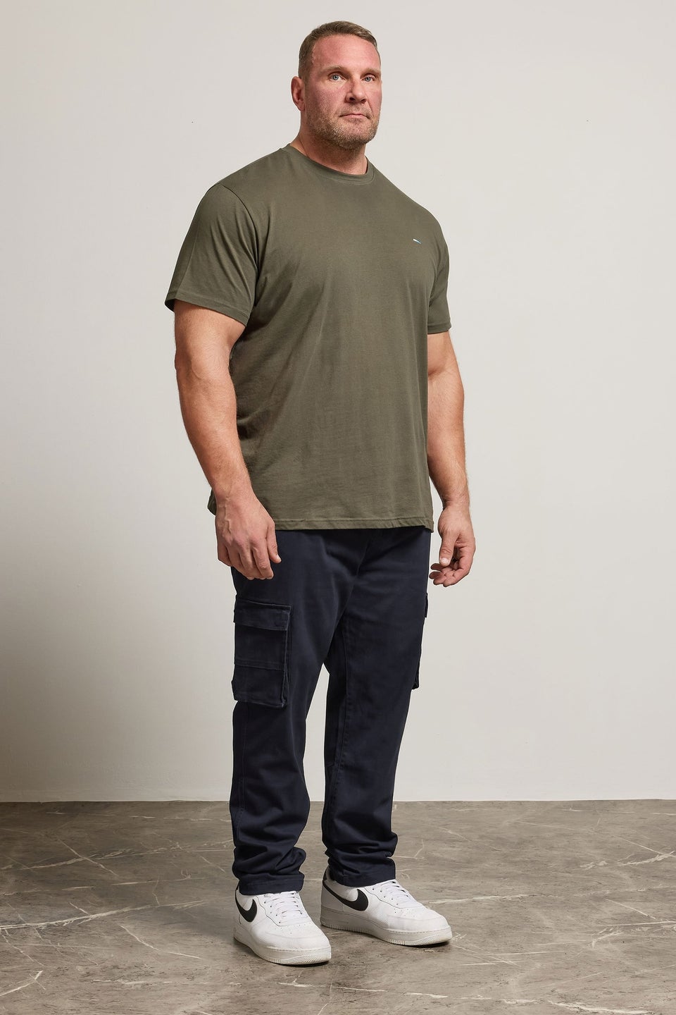 BadRhino Navy Blue Stretch Combat Cargo Trousers