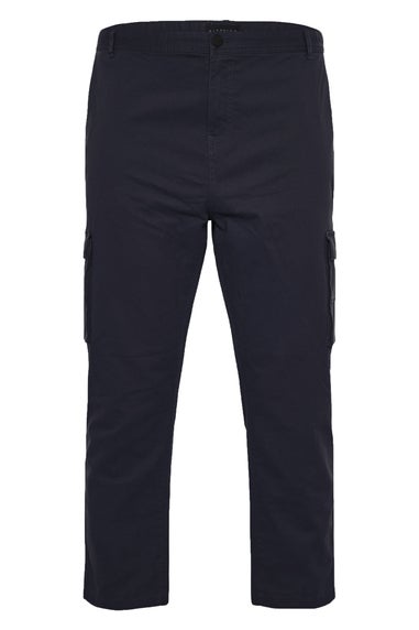 BadRhino Big & Tall Navy Blue Stretch Combat Cargo Trousers