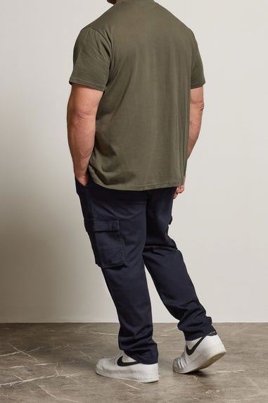 BadRhino Navy Blue Stretch Combat Cargo Trousers