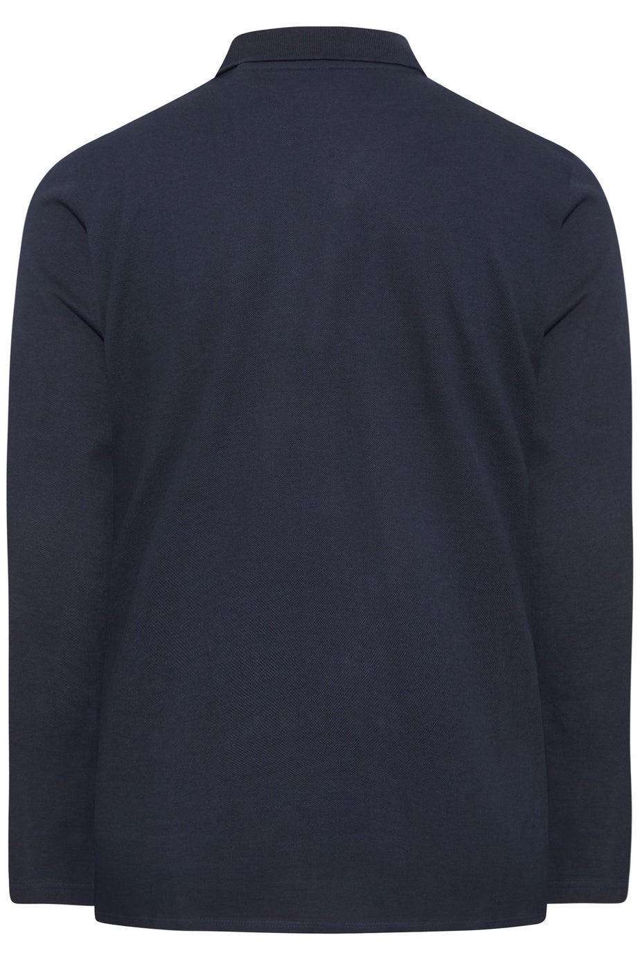 BadRhino Navy Blue Long Sleeve Core Polo Shirt
