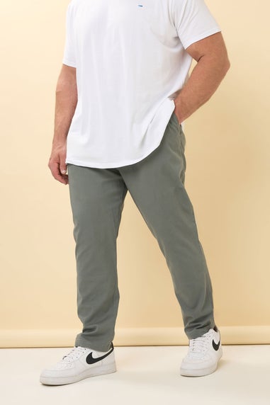 BadRhino Sage Green Elasticated Waist Chinos
