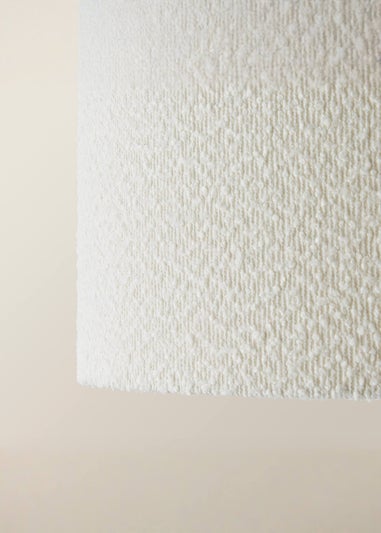 ValueLights Reni XL 45cm Cream Boucle Easy Fit Lampshade